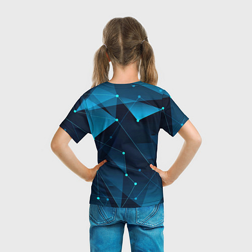 Детская футболка Mazda - абстракция / 3D-принт – фото 6