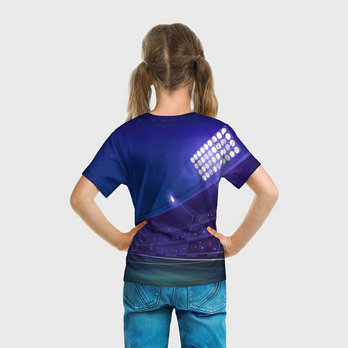 Детская футболка Lyon ночное поле / 3D-принт – фото 6