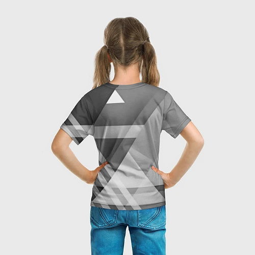 Детская футболка Daewoo - logo / 3D-принт – фото 6