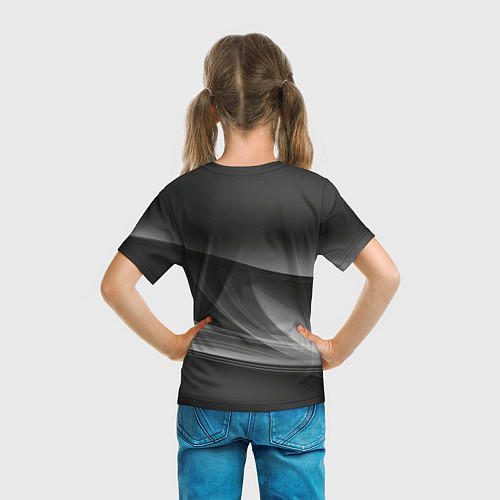 Детская футболка Daewoo - абстракция / 3D-принт – фото 6