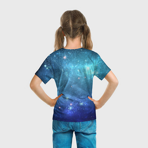 Детская футболка Ледяная туманность / 3D-принт – фото 6