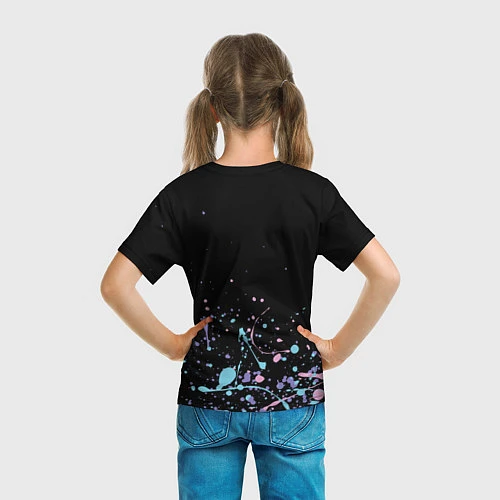 Детская футболка Jah Khalib - краска / 3D-принт – фото 6