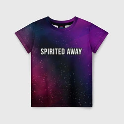 Футболка детская Spirited Away gradient space, цвет: 3D-принт