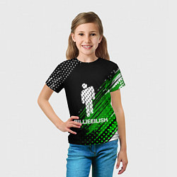 Футболка детская Billie eilish - краска, цвет: 3D-принт — фото 2