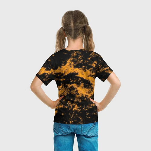 Детская футболка Орел в огне / 3D-принт – фото 6