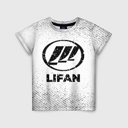Футболка детская Lifan с потертостями на светлом фоне, цвет: 3D-принт