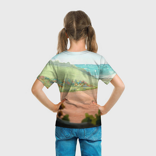 Детская футболка Cuphead природа / 3D-принт – фото 6