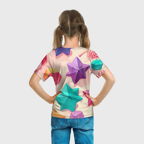 Детская футболка Сладости в стиле аниме / 3D-принт – фото 6