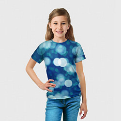 Футболка детская Световые блики, цвет: 3D-принт — фото 2