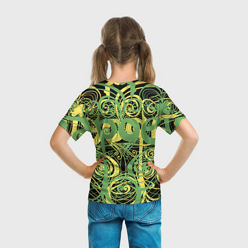 Детская футболка Capoeira pattern / 3D-принт – фото 6