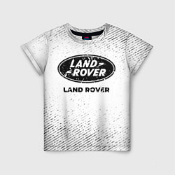 Футболка детская Land Rover с потертостями на светлом фоне, цвет: 3D-принт