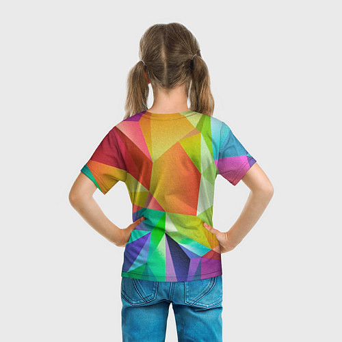 Детская футболка Радужный Кристалл / 3D-принт – фото 6