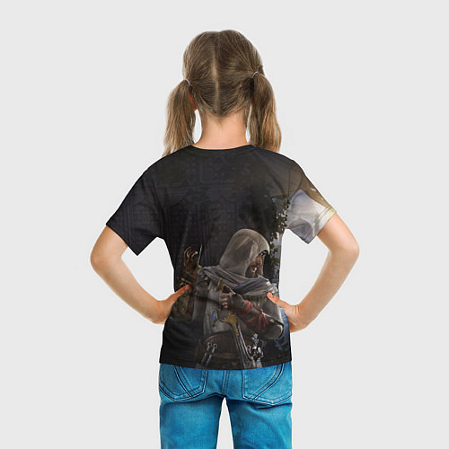 Детская футболка Скрытый Басим Assassins creed mirage / 3D-принт – фото 6