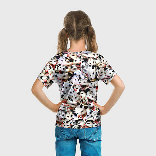 Детская футболка Опоссумы / 3D-принт – фото 6