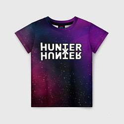 Футболка детская Hunter x Hunter gradient space, цвет: 3D-принт