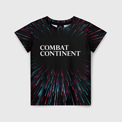 Футболка детская Combat Continent infinity, цвет: 3D-принт
