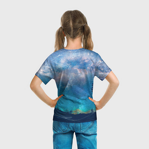 Детская футболка Мистический олень / 3D-принт – фото 6