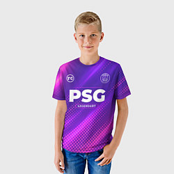 Футболка детская PSG legendary sport grunge, цвет: 3D-принт — фото 2
