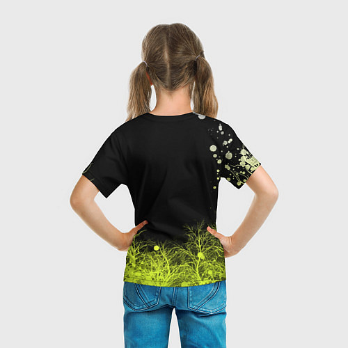 Детская футболка Худвинк в лесу / 3D-принт – фото 6