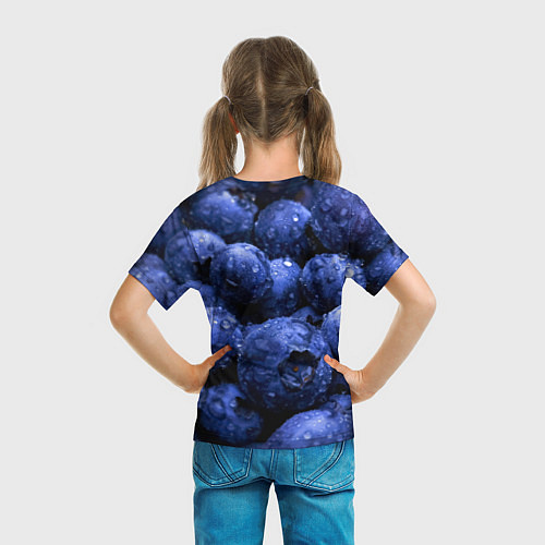 Детская футболка Роса на чернике / 3D-принт – фото 6