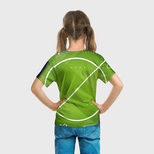 Детская футболка Atletico madrid Поле / 3D-принт – фото 6