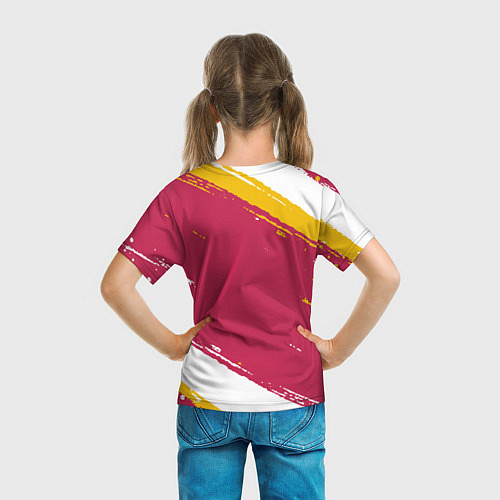 Детская футболка Barcelona Краска / 3D-принт – фото 6