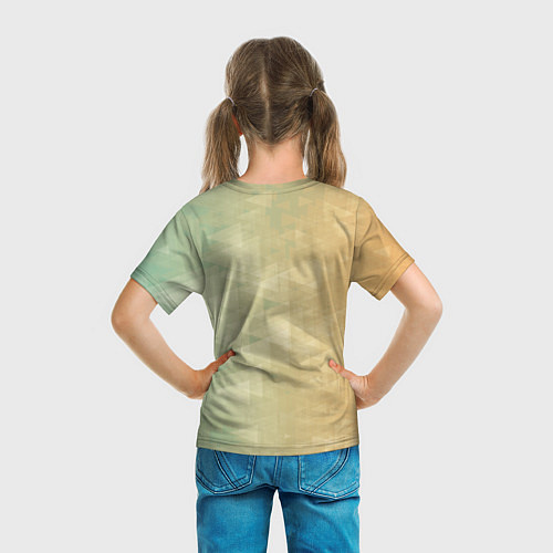 Детская футболка Панда на месяце / 3D-принт – фото 6
