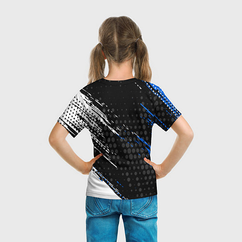 Детская футболка Napoli Краска / 3D-принт – фото 6