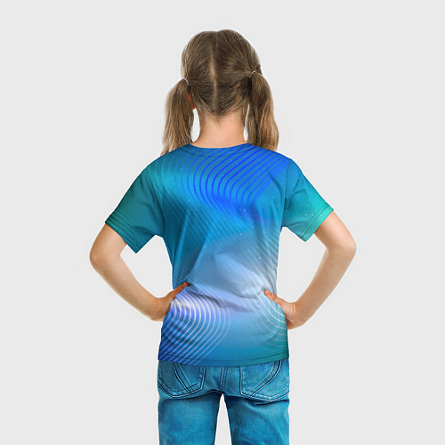 Детская футболка Соник серебряный / 3D-принт – фото 6