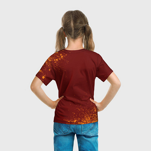 Детская футболка Светлана осенняя лисичка / 3D-принт – фото 6