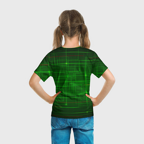 Детская футболка Нейросеть - текстура / 3D-принт – фото 6