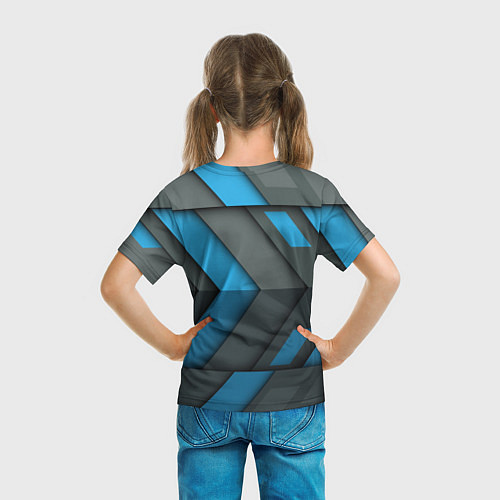 Детская футболка Излом / 3D-принт – фото 6