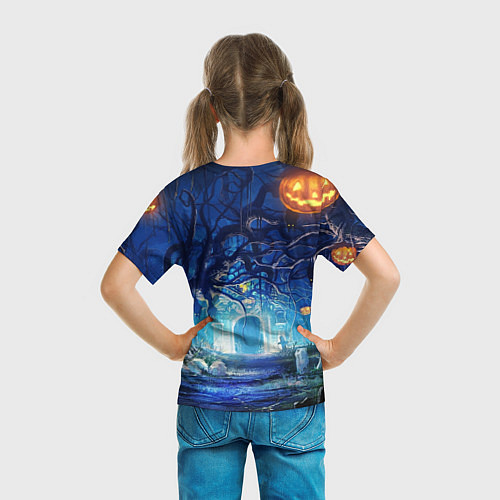 Детская футболка Ночь Halloween / 3D-принт – фото 6