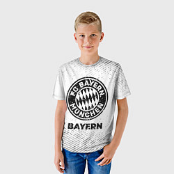 Футболка детская Bayern с потертостями на светлом фоне, цвет: 3D-принт — фото 2