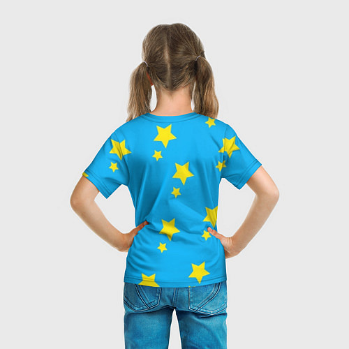 Детская футболка Шелли из Бравл Старс / 3D-принт – фото 6