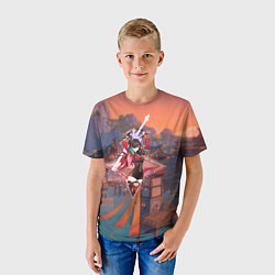 Футболка детская Бэй Доу в примогеме, цвет: 3D-принт — фото 2