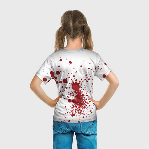 Детская футболка Разбитое черное сердце / 3D-принт – фото 6