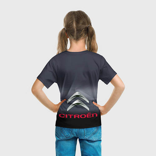 Детская футболка Citroen - Racing team - Motorsport / 3D-принт – фото 6