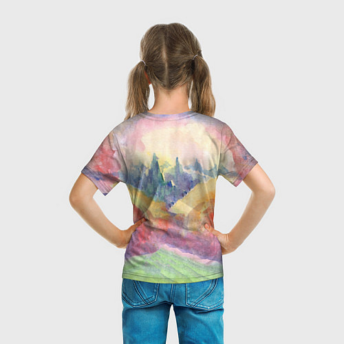 Детская футболка Тучи разведу руками - свобода / 3D-принт – фото 6