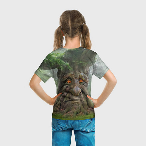 Детская футболка Мудрое таинственное дерево / 3D-принт – фото 6