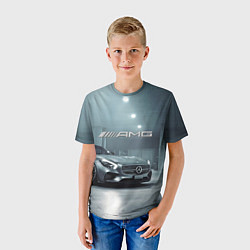 Футболка детская Mercedes AMG - Motorsport, цвет: 3D-принт — фото 2