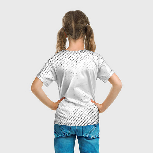 Детская футболка Half-Life с потертостями на светлом фоне / 3D-принт – фото 6
