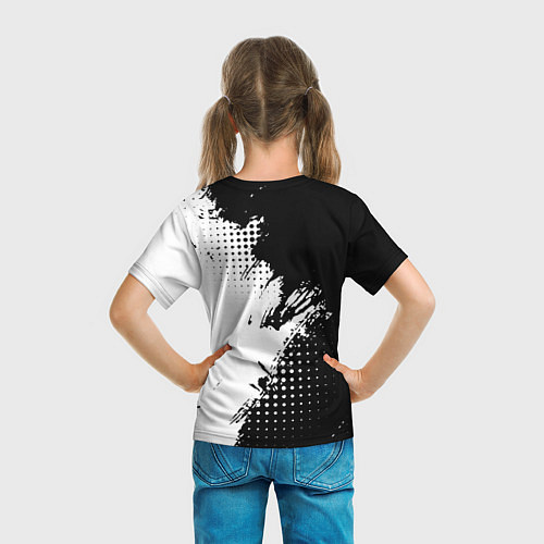 Детская футболка АТ - Разведкорпус - Красный / 3D-принт – фото 6