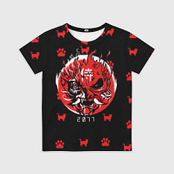 Футболка детская Киберпанк stray, цвет: 3D-принт