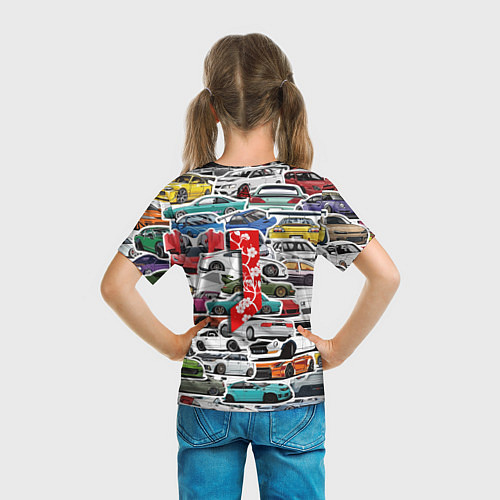 Детская футболка JDM автомобили 90х / 3D-принт – фото 6
