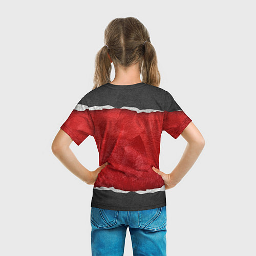 Детская футболка Череп пирата / 3D-принт – фото 6