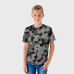 Футболка детская Камуфляж Urban Night, цвет: 3D-принт — фото 2