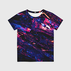 Футболка детская Отражающие сплетенные нити, цвет: 3D-принт