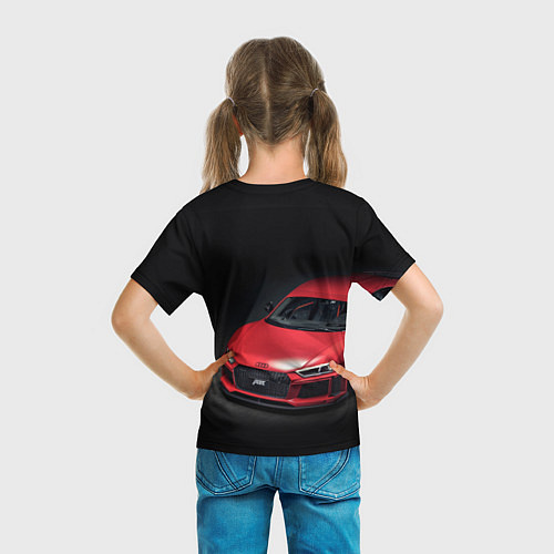Детская футболка Audi quattro ABT autotuning / 3D-принт – фото 6