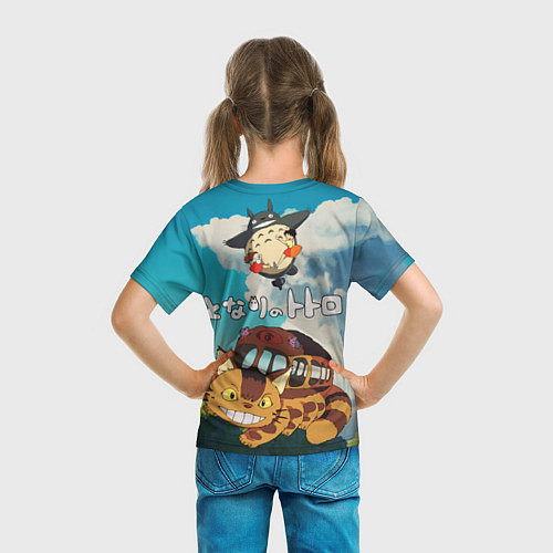 Детская футболка Flight Totoro / 3D-принт – фото 6